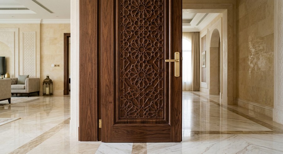 تشطيب جدار خشبي Veneer